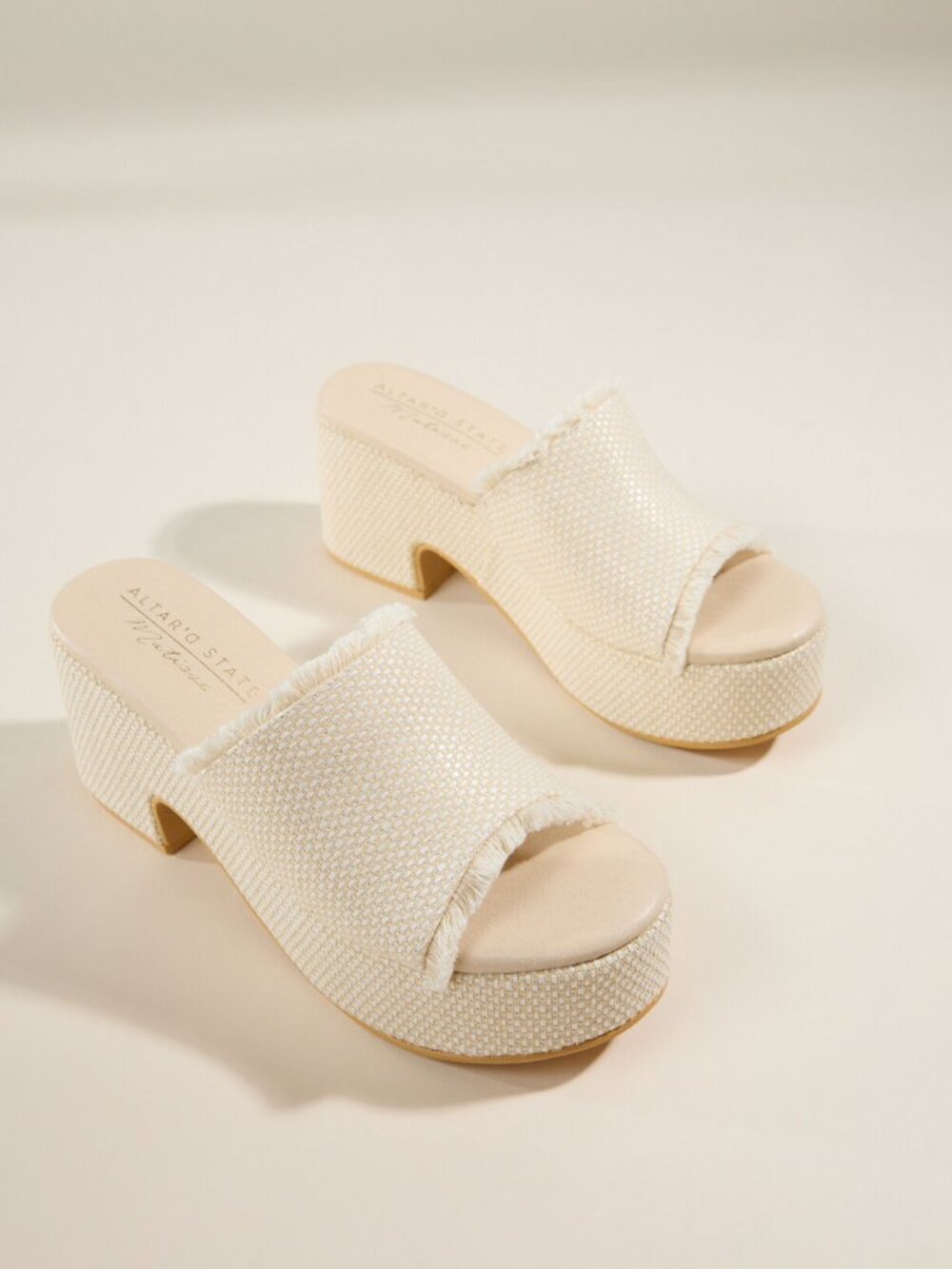 NWT Matisse Terry Platform Sandals Size 10